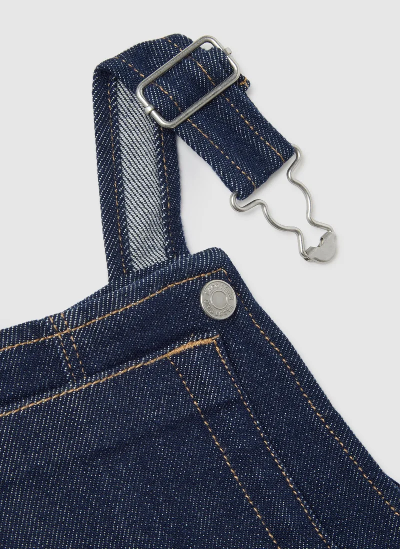 Ovs  OVS Children'S Denim Cotton Blend Overalls for Kids | Best Price UAE